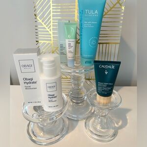 Tula, Caudalie, Glossier, and Obagi Set - NIB